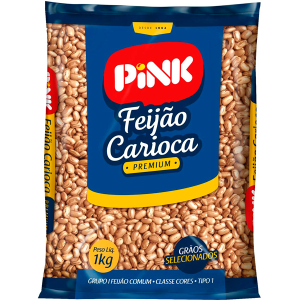 FEIJAO CARIOCA PINK - 1kg - Arcofoods