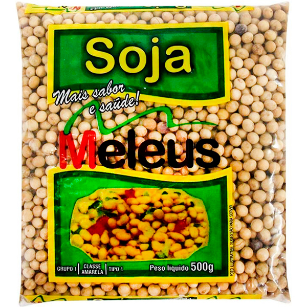 SOJA EM GRÃOS MELEUS - 500g - Arcofoods